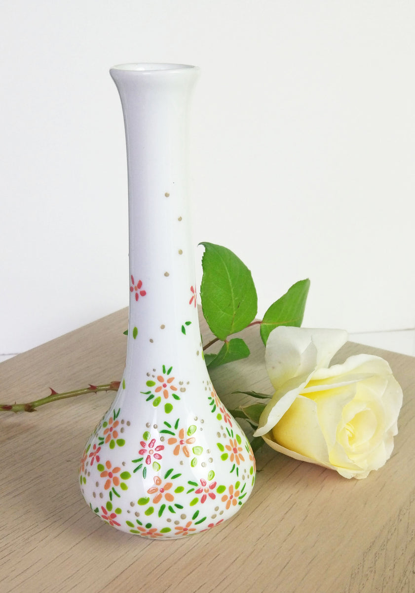 花瓶・フラワースタンド vintage * Portugal ribbon flower vase vintage * Portugal ribbon flower vase 花瓶・フラワースタンド