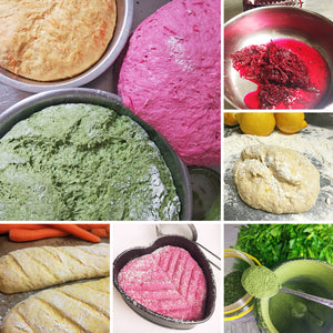 Colorful Bread - the natural way