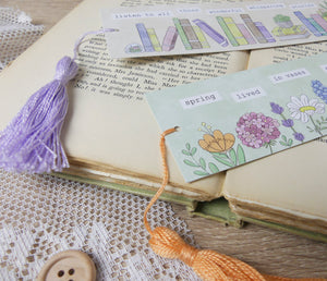 meadow afternoon bookmarks group image