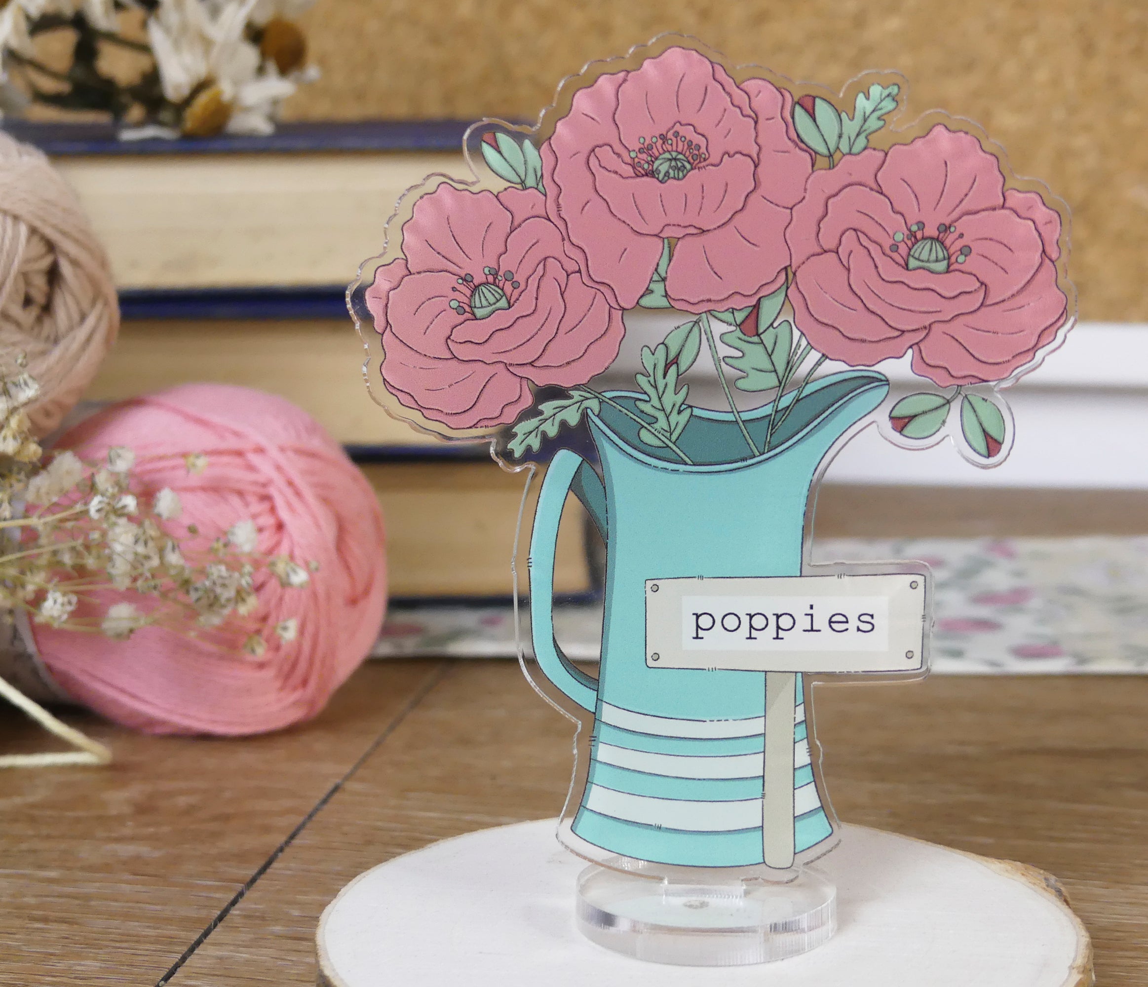 Acrylic Standee - Poppies