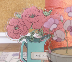 Acrylic Standee - Poppies